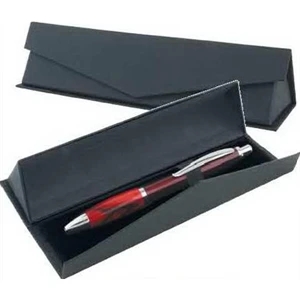 Blank Elegant Black Magnetic Triangular Presentation Pen Gift Box