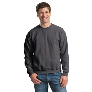 Gildan (r) Heavy Blend (tm) - 5 X L White - Crewneck Sweatshirt, 8-ounce, 50/50 Cotton/poly No Pill Air Jet Yarn