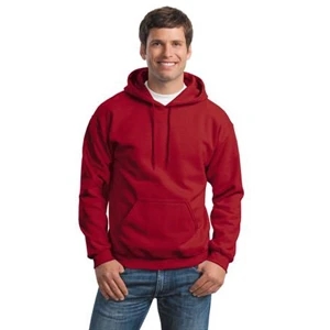 Gildan (r) - 3 X L White - Cotton/polyester Hooded Sweat Shirt With Matching Drawstring, Pouch Pocket