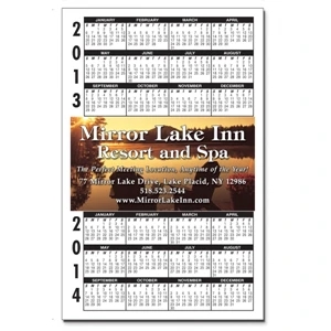 Laminated Card Stock - Rectangle. Digital Four Color Process Print; 8-point