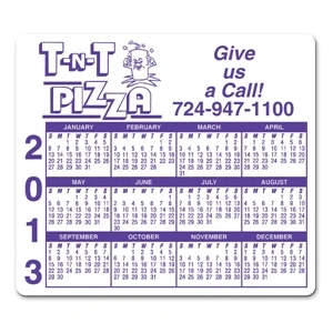 Magnet 20 Mil - 3 Day Rectangle. One Spot Color Digital Print; Size 3.5 X 4"