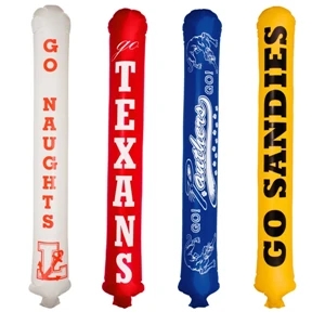 Boom Boom - Catalog 5-7 Day Production - Pair Of Inflatable Cheering Sticks With Blow Up Straw