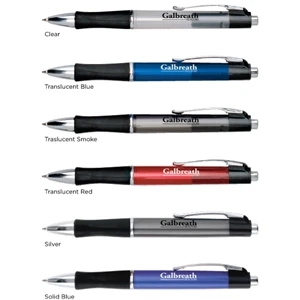 Hornet - Sale 5-7 Day Production - Ballpoint Pen With Translucent Triangular Barrel And Chrome Accented Findings