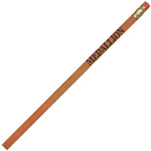 Sale 5-7 Day Production - Classic Natural Wood Finish Pencil With High Density Rubber Eraser