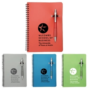 Penpad (tm) - Sale 5-7 Day Production - Promo Spiral Bound Notebook With Matching Unimprinted Removable Pen