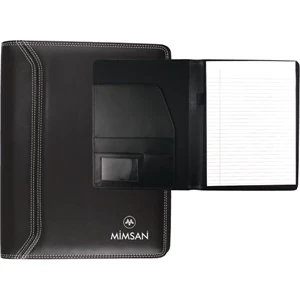 Presidential Series - Sale 5-7 Day Production - Polyurethane Leatherette With White Accent Stitching Portfolio