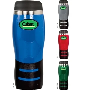Contour Photovision - Double Wall Insulated 14 Oz. Tumbler With Spill Resistant Lid