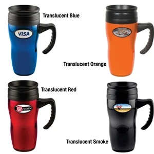 Galaxy - Catalog 5-7 Day Production - Translucent 16 Oz. Mug With Comfortable 4 Finger Handle And Thumb Rest