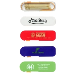 Sale 5-7 Day Production - Toothpick Dispenser With Thumb Slide Mechanism