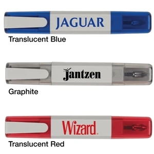 Sale 5-7 Day Production - Dual Screwdriver Tool Kit In One With Clip For Easy Carrying