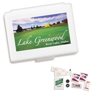 Bioad(tm) - Golf Survival Kit With Sting Relief Towelette, Aspirin Tablet Two Pack And More