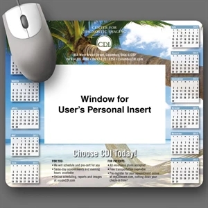 Frame-it Flex® - 8"x9.5"x.015"-peel & Place® - Windo With Photo Mouse Pad-5-day; Rush: 24hr,1,2,or 3-day
