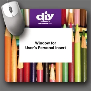Frame-it Flex® - 8"x9"x.015"-peel & Place® - Windo With Photo Mouse Pad-5-day; Rush: 24hr,1,2,or 3-day