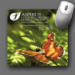 Softtouch (r) - 7.5"x8"x1/16"-antimicrobial Plush Fabric Mouse Pad-5-day; Rush: 24 Hour,1,2,or 3-day