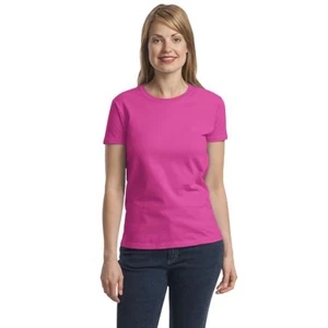 Ultra Cotton (r) Gildan (r) - X S - X L White - Ladies' Size 6.1 Oz. Cotton T-shirt With Feminine Styling