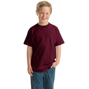 Hanes (r) Beefy-t (r) - Neutrals - Youth Size 6.1 Oz. Ring Spun Cotton T-shirt
