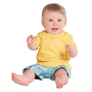 Precious Cargo (r) - White - Infant Short Sleeve Tee Shirt, 100% Ring Spun Combed Cotton