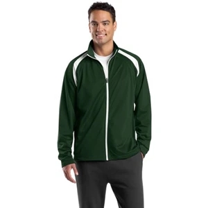 Sport-tek (r) - X S - X L All Colors - Tricot Track Jacket, 100% Polyester Tricot With Soft Brushed Backing