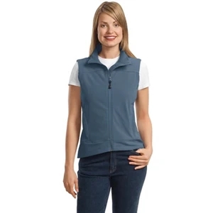 Port Authority (r) Glacier (r) - 4 X L Colors - Ladies' Soft Shell Vest With Front Zippered Pockets