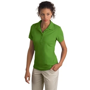 Jewel Ogio (r) - 2 X L - Ladies Polo Shirt, 100% Polyester With Self Fabric Collar And Rib Knit Cuffs