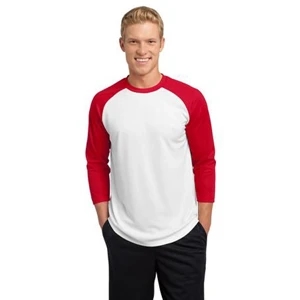Sport-tek (r) Posicharge (tm) - X S- X L - This Baseball Jersey Bats A Thousand With Its Vintage Look