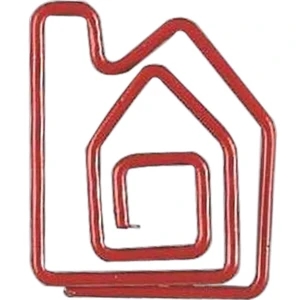 Clipsters - Red House Shape Clipsters - 10 Style Clips Per Zipper Pouch