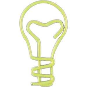 Clipsters - Yellow Bulb Shape Clipsters - 10 Style Clips Per Zipper Pouch