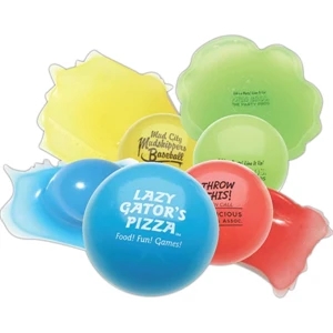 Toss N' Splat Amoeba - Liquid-filled Gel Stress Reliever That Splats Against Glass Surfaces When Thrown