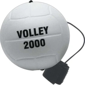 Volleyball - 2 1/2" Diameter, Sports Ball Shape Stress Reliever Yo-yo Bungees