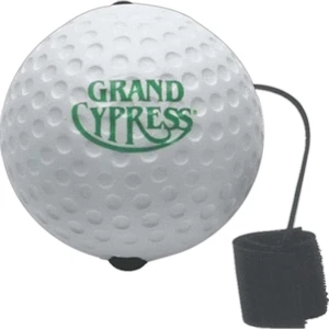 Golf Ball - Sport Ball Shape Stress Reliever Yo-yo Bungee, 2 1/2" Diameter
