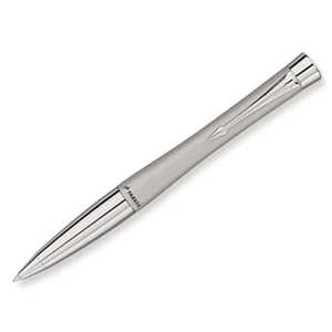 Urban - Silver - Gel Pen With Metallic Trim Fitted With Medium Point Black Gel Ink