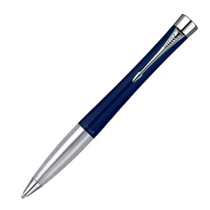 Urban - Navy Blue Gel Pen With Chrome Plated Trim And Medium Point Black Ink