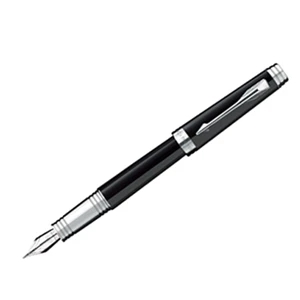 Premier - Silver Trim - Lacquered Fountain Pen With Precious Metal Trim