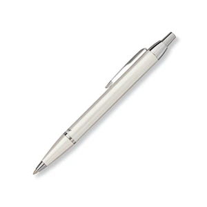 Parker Im - Pearl White - Luxurious Ballpoint Pen With The Finest Lustrous Finish And Chrome Trim