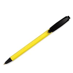 Sport Retractable - Yellow - Medium Point Tungsten Carbide Ballpoint Pen With Nonrefillable Ink