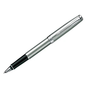 Sonnet (r) - Chrome Plate - Stainless Roller Ball Pen With Elegant Finish On Clip And Trim