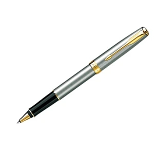 Sonnet (r) - 23-k Gold Plate - Stainless Roller Ball Pen With Elegant Finish On Clip And Trim