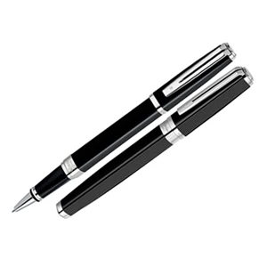 Exception (r) Night & Day - Roller Ball Pen With Sterling Silver Plated Clip