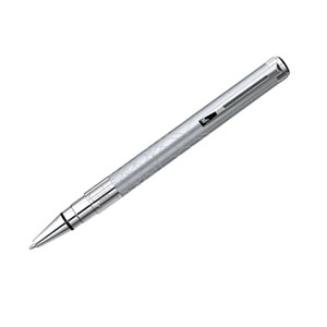 Perspective - Silver Ball Pen With Slender, Pure Tubular Body And Chrome Trim