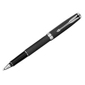 Sonnet (r) - Chrome Trim - Matte Roller Ball Pen With Elegant Finish On Clip And Trim