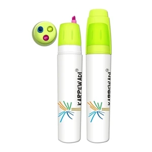 Bullet (tm) - Four Color Process - The Bullet Twist Action 3 Color Retractable Fluorescent Highlighter