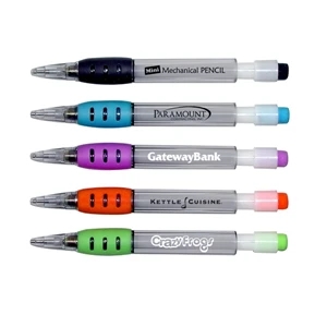 Mini Mechanical Pencil - Mini Rubber Grip Mechanical Pencil With .07mm Lead. Refillable