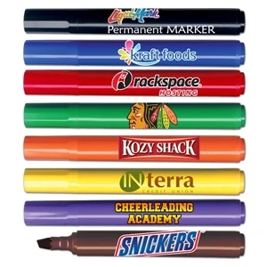 Four Color Process - Chisel Tip, Broadline Permanent Marker. Made In Usa