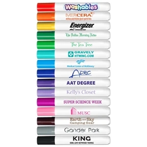 Washables - Direct Imprint - Washable Marker - Conical Tip Washable Marker. Made In Usa