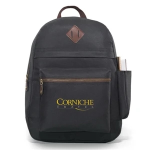 Heritage Supply (tm) - Black - Computer Backpack With Exterior, Padded Tablet Pocket (fits Up To 10" Tablet)