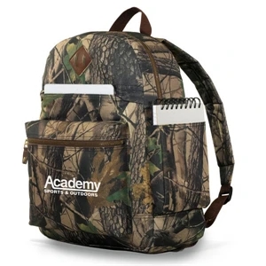 Heritage Supply (tm) - Forest Camo Computer Backpack With Side Cargo Pocket