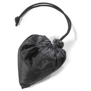 Latitudes - White-black - Foldaway Shopper Bag With 18" Shoulder Straps