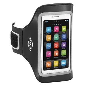 Athletic Performance Smartphone Armband With High-visibility Reflector For Safety