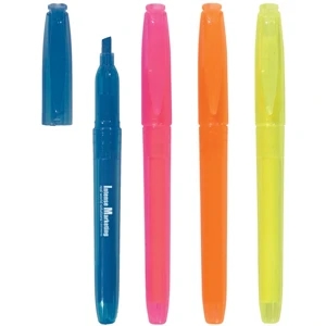 Pocket Highlighter With Chisel Tip, Fade Resistant Ink And Convenient Pocket Clip