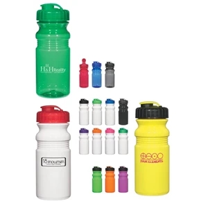 Hitgreen (tm) Poly-clear (tm) - Poly-clear (tm) Fitness Bottle With Super Sipper Lid, 20 Oz